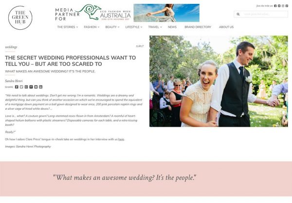 Eco-ethical wedding secrets
