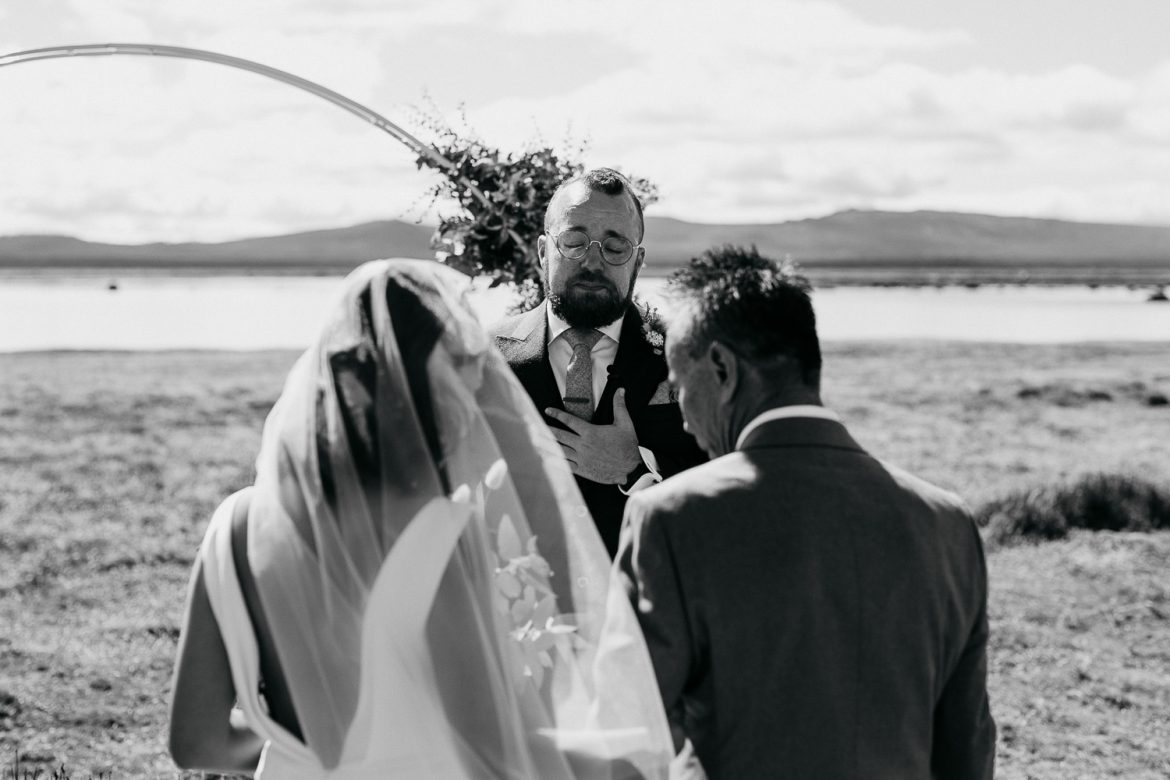Elopement at Thousand Lakes, Tasmania. Image by Nina Hamilton