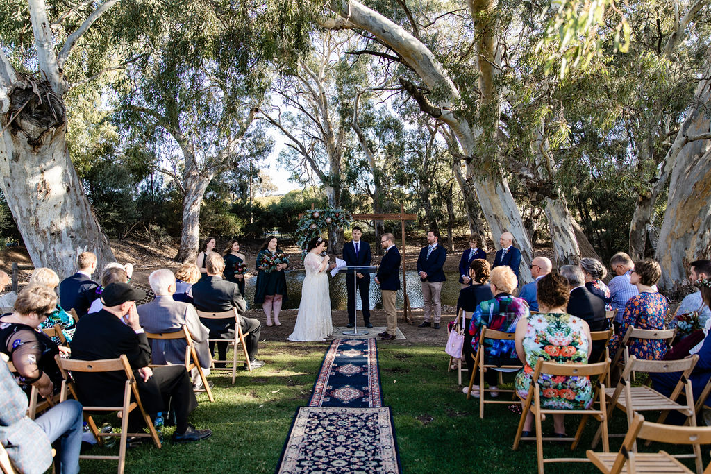 A meaningful wedding ceremony at White Hill Estate