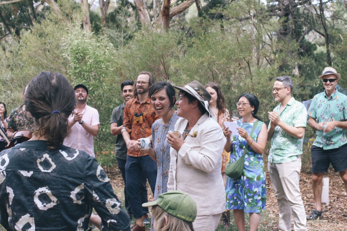 Community Garden Wedding